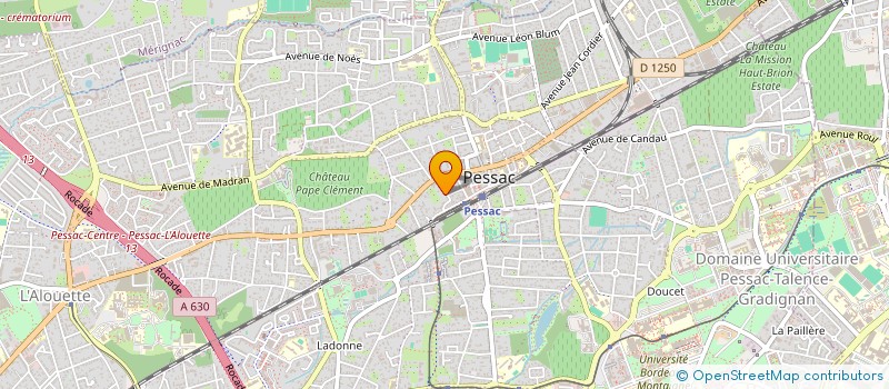 localisation de l'entreprise SCI ST JACQUES IMMOBILIER  PESSAC