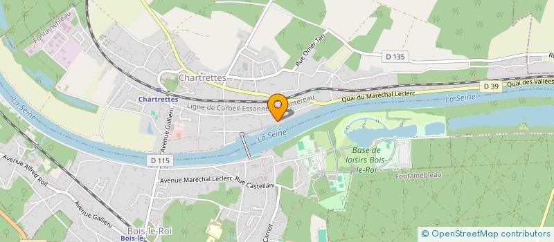 localisation de l'entreprise SCI ST JAMES  CHARTRETTES