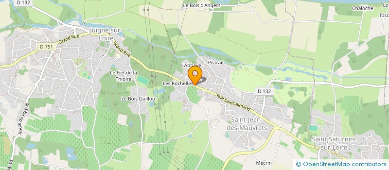 localisation de l'entreprise SCI ST JEAN  LES GARENNES SUR LOIRE