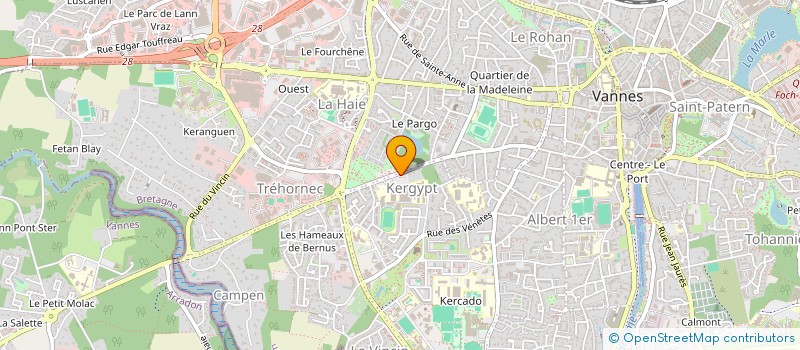 localisation de l'entreprise SCI ST JEAN à VANNES