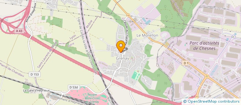 localisation de l'entreprise SCI ST JEAN  GRENAY