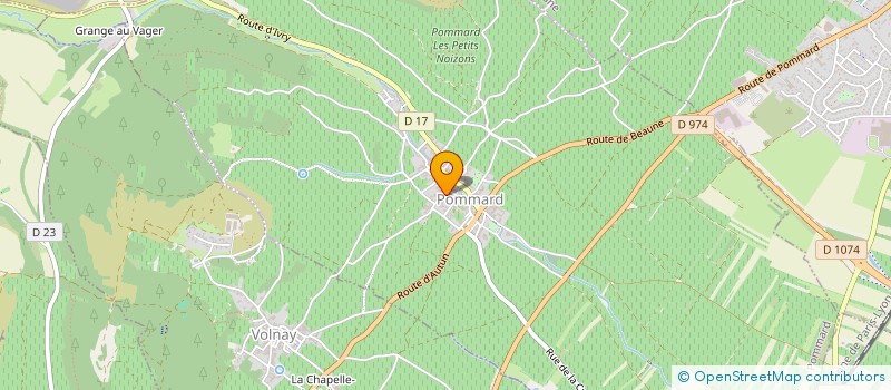 localisation de l'entreprise SCI ST JEAN  POMMARD