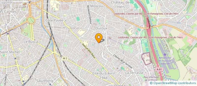 localisation de l'entreprise SCI ST JEAN DE BOURGOGNE à TOULOUSE