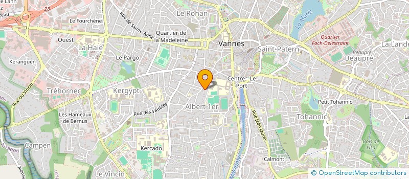 localisation de l'entreprise SCI ST JEAN DE KERLANN à VANNES