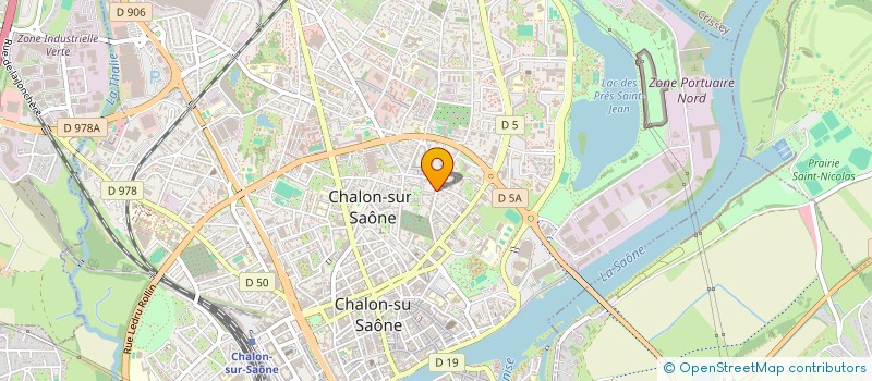 localisation de l'entreprise SCI ST JEAN DES VIGNES à CHALON-SUR-SAONE