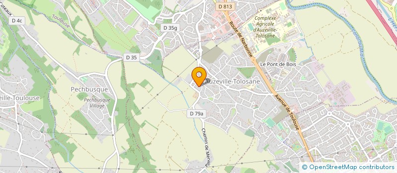 localisation de l'entreprise SCI ST JEAN DU PLAJOU à AUZEVILLE-TOLOSANE