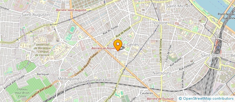 localisation de l'entreprise SCI ST JEAN FURTADO  BORDEAUX