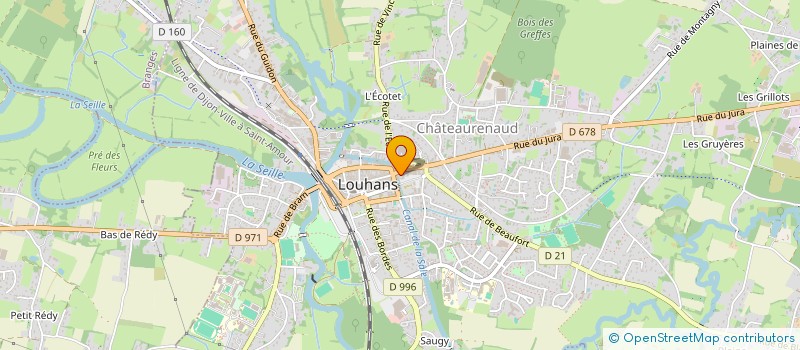 localisation de l'entreprise SCI ST JEAN HR à LOUHANS