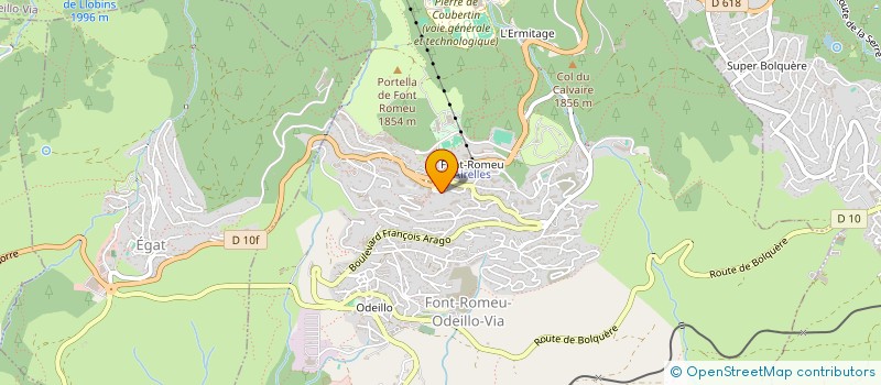 localisation de l'entreprise SCI ST JEROME  FONT-ROMEU-ODEILLO-VIA