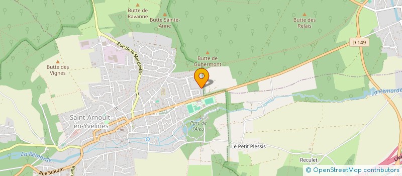 localisation de l'entreprise SCI ST JOHN'S WOOD  SAINT-ARNOULT-EN-YVELINES