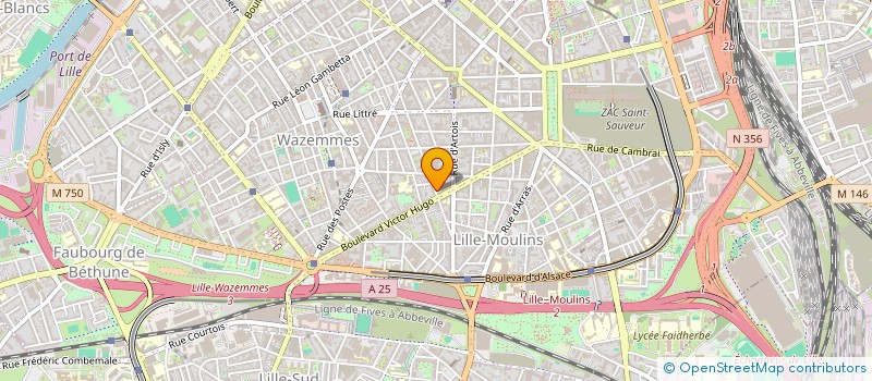 localisation de l'entreprise SCI ST JOSEPH à LILLE