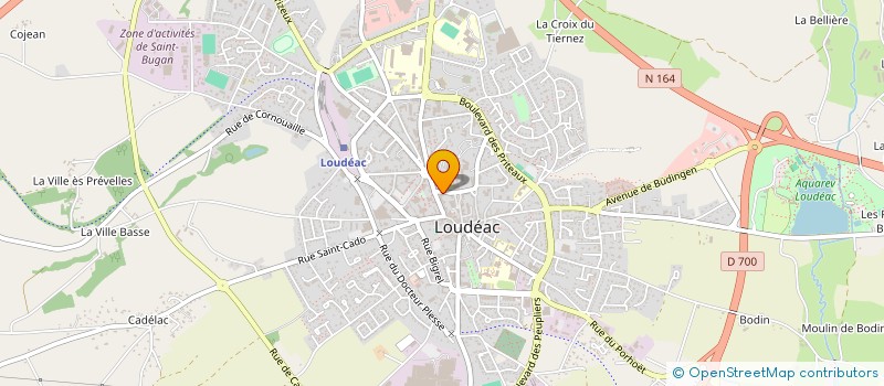 localisation de l'entreprise SCI ST JOSEPH à LOUDEAC
