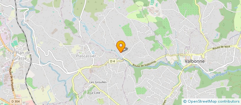 localisation de l'entreprise SCI ST JOSEPH  CHATEAUNEUF-GRASSE