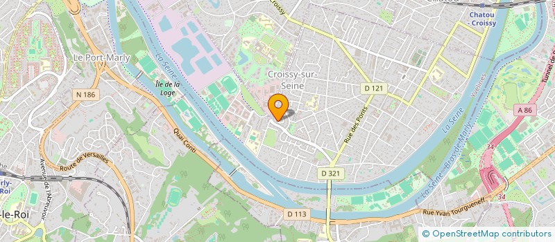 localisation de l'entreprise SCI ST JOSEPH  CROISSY-SUR-SEINE