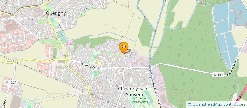 localisation de l'entreprise SCI ST JOSEPH  CHEVIGNY-SAINT-SAUVEUR