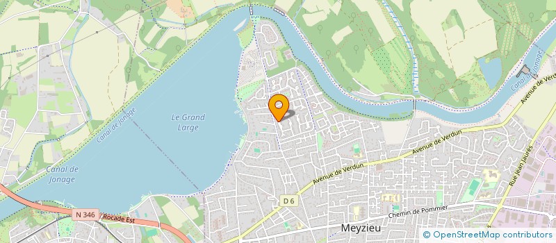 localisation de l'entreprise SCI ST JOSEPH - ST DAMIEN  MEYZIEU