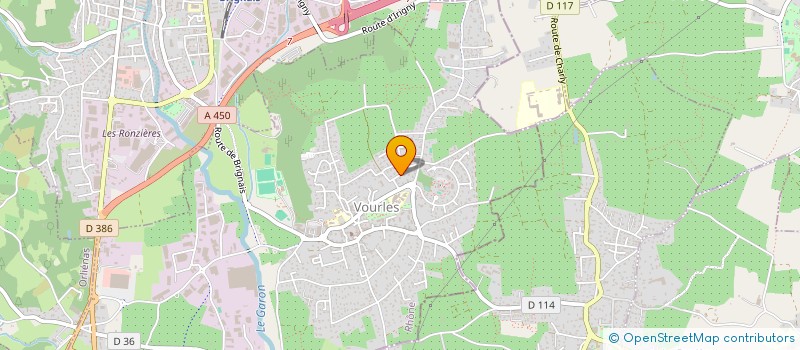 localisation de l'entreprise SCI ST JUST  VOURLES