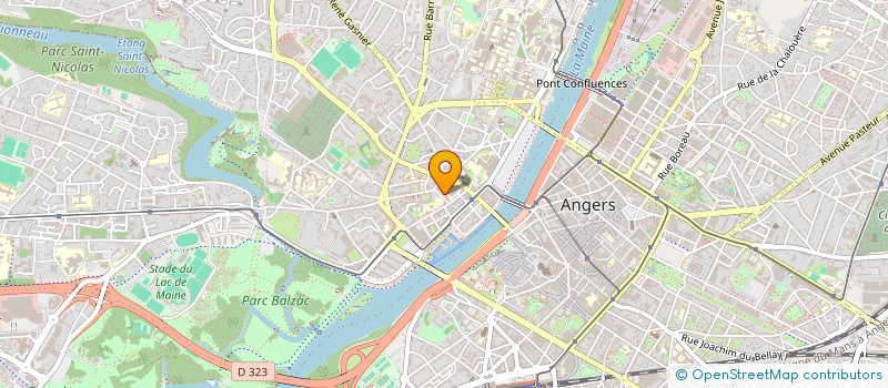 localisation de l'entreprise SCI ST LAURENT à ANGERS