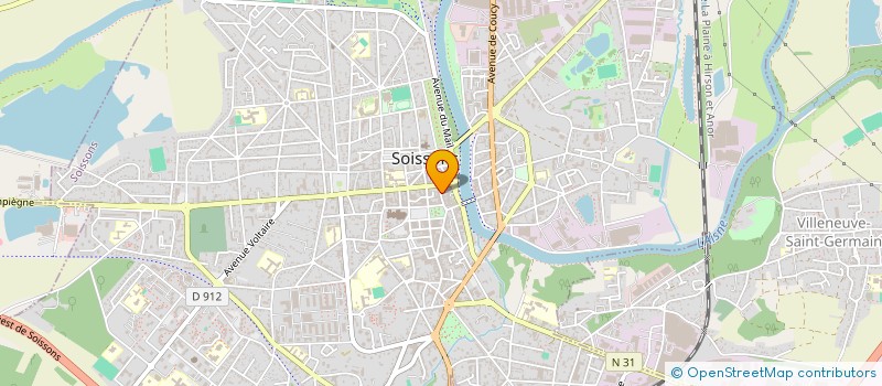 localisation de l'entreprise SCI ST LAURENT  COURMELLES