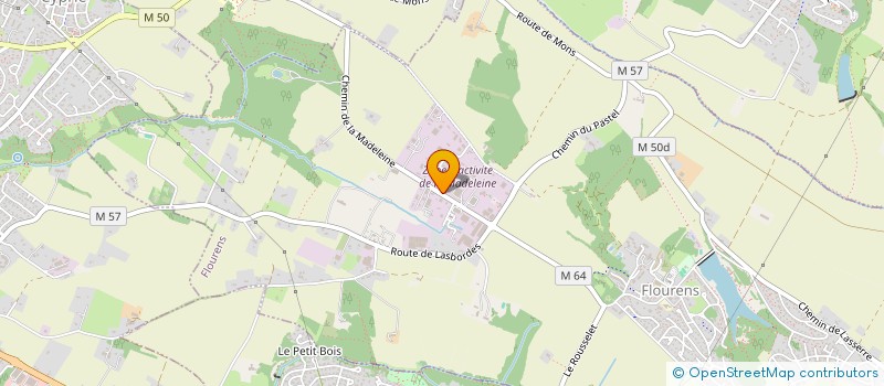 localisation de l'entreprise SCI ST LAURENT DES VIGNES  FLOURENS