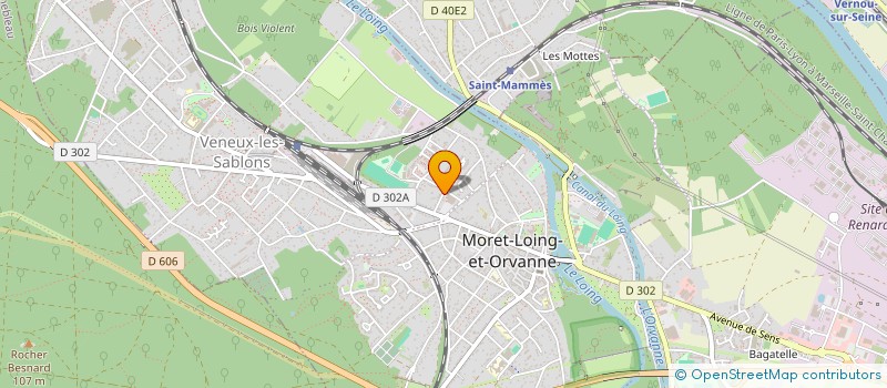 localisation de l'entreprise SCI  ST LAZARE  MORET-LOING-ET-ORVANNE