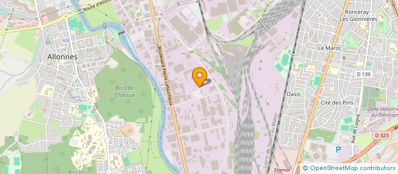 localisation de l'entreprise SCI ST LEONARD  LE MANS