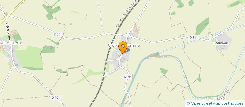 localisation de l'entreprise SCI ST LEU 67 69  CROIX-FONSOMME