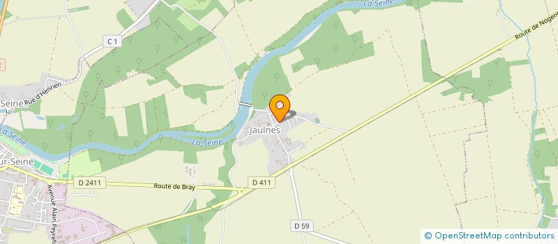 localisation de l'entreprise SCI ST LIE  JAULNES