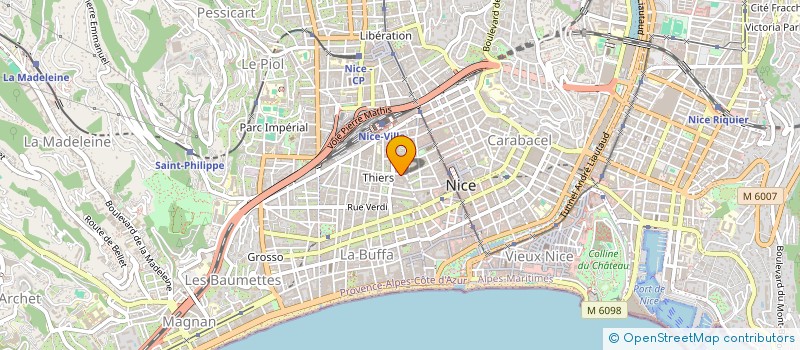 localisation de l'entreprise SCI ST LOUIS à NICE