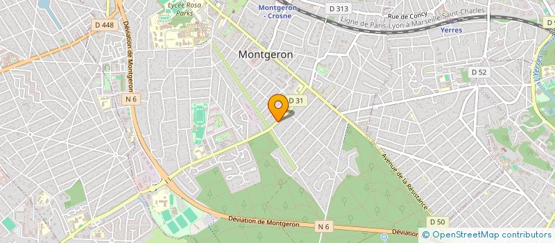 localisation de l'entreprise SCI ST LOUIS à MONTGERON