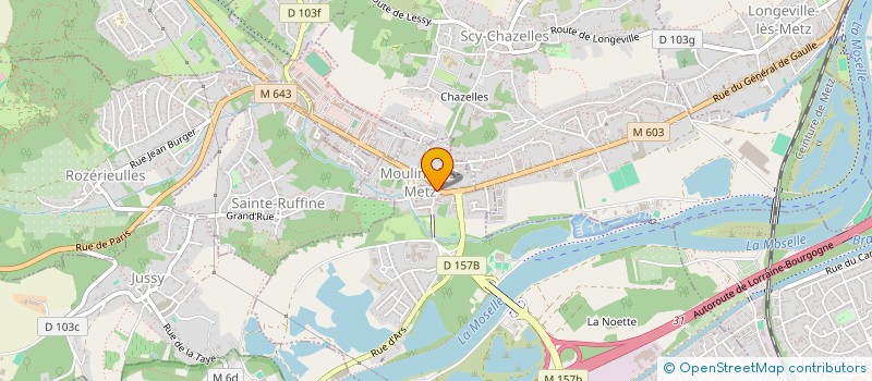 localisation de l'entreprise SCI ST LOUIS  CHATEL-SAINT-GERMAIN