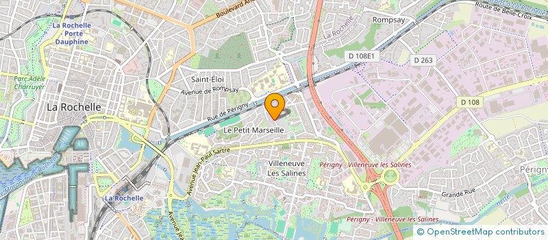 localisation de l'entreprise SCI ST LOUIS  LA ROCHELLE