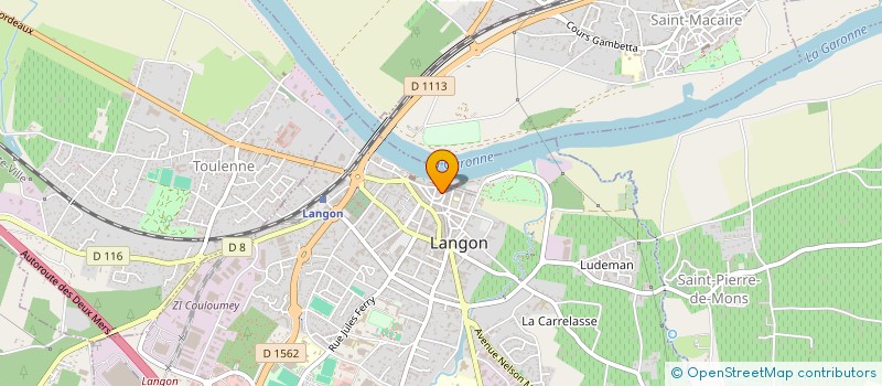 localisation de l'entreprise SCI ST LOUIS BEAULIEU  LANGON