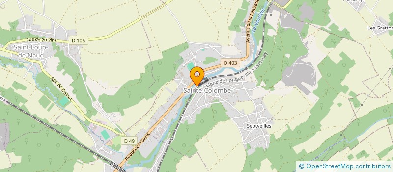 localisation de l'entreprise SCI ST LOUIS CENTAURE  SAINT-LOUP-DE-NAUD