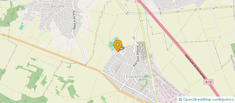 localisation de l'entreprise SCI ST.LU.MI.  ECQUEVILLY