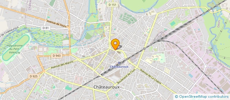 localisation de l'entreprise SCI ST LUC à CHATEAUROUX