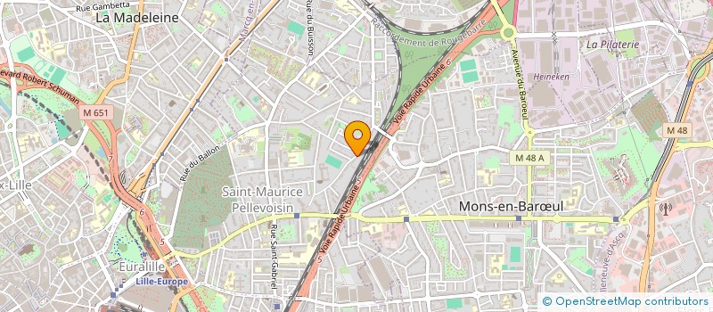 localisation de l'entreprise SCI ST LUC à LILLE