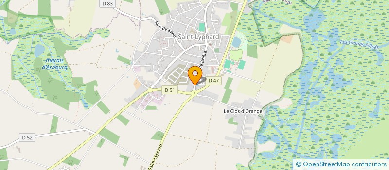 localisation de l'entreprise SCI ST LYPHARD à SAINT-LYPHARD
