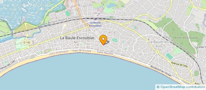 localisation de l'entreprise SCI ST MALO  LA BAULE-ESCOUBLAC