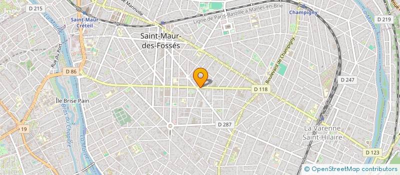 localisation de l'entreprise SCI ST MANDE 67 à SAINT-MAUR-DES-FOSSES