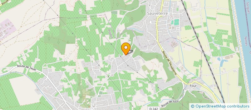 localisation de l'entreprise SCI ST MARC RUE ALPHONSE DAUDET  PUJAUT