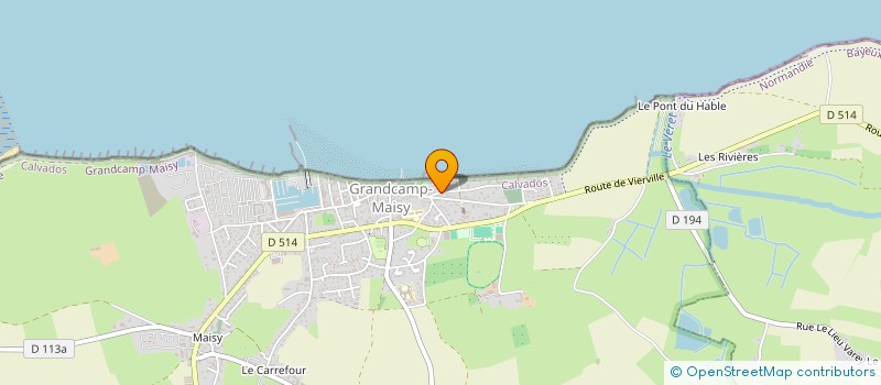 localisation de l'entreprise SCI ST MARCOUF  GRANDCAMP-MAISY