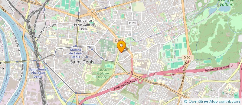 localisation de l'entreprise SCI ST MARTIN 27  SAINT-DENIS
