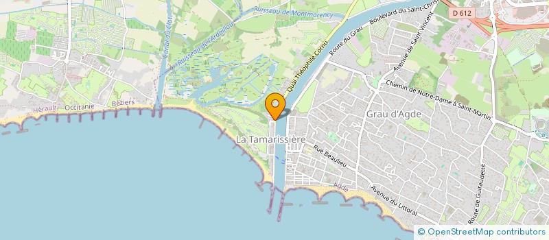 localisation de l'entreprise SCI ST MARTIN  AGDE