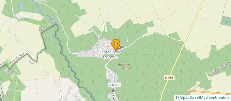 localisation de l'entreprise SCI ST MARTIN  NANTEAU-SUR-ESSONNE