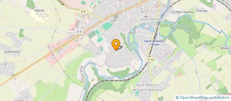 localisation de l'entreprise SCI ST MARTIN  SAINT-MAIXENT-L'ECOLE