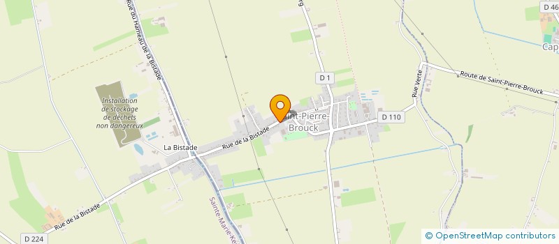 localisation de l'entreprise SCI ST MARTIN  SAINT-PIERRE-BROUCK