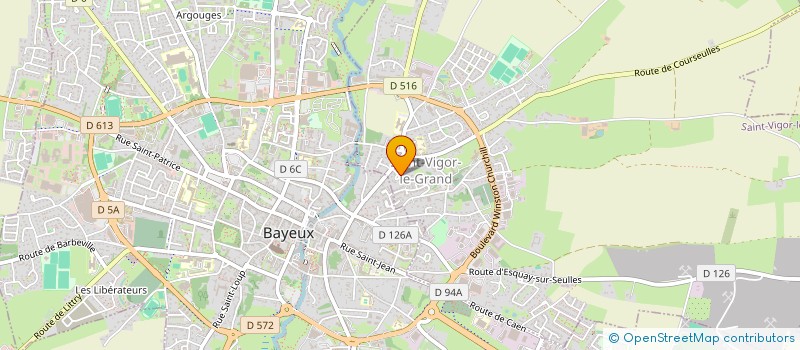 localisation de l'entreprise SCI ST MARTIN  SAINT-VIGOR-LE-GRAND