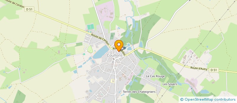localisation de l'entreprise SCI ST MARTIN à COULLONS