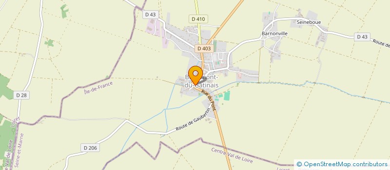 localisation de l'entreprise SCI ST MARTIN à BEAUMONT-DU-GATINAIS